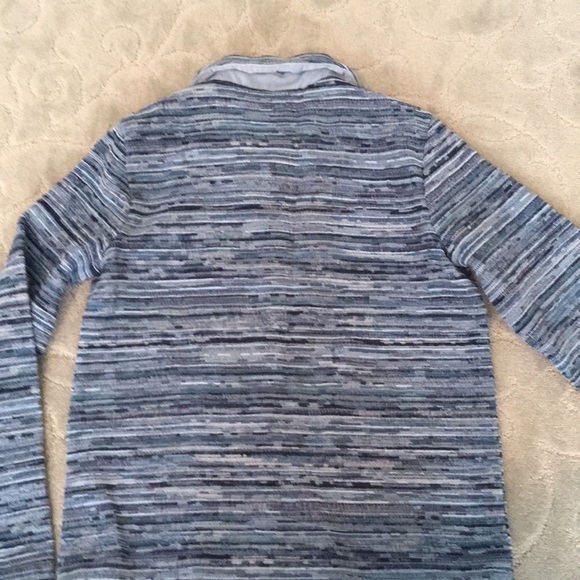 Coldwater Creek Blue Button Up Sweater Jacket - Picture 6 of 11